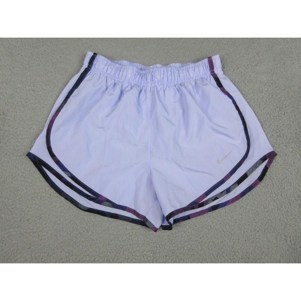 Nike Dri-FIT Running Shorts Womens Small Light Purple 3 Inseam Athletic Gym